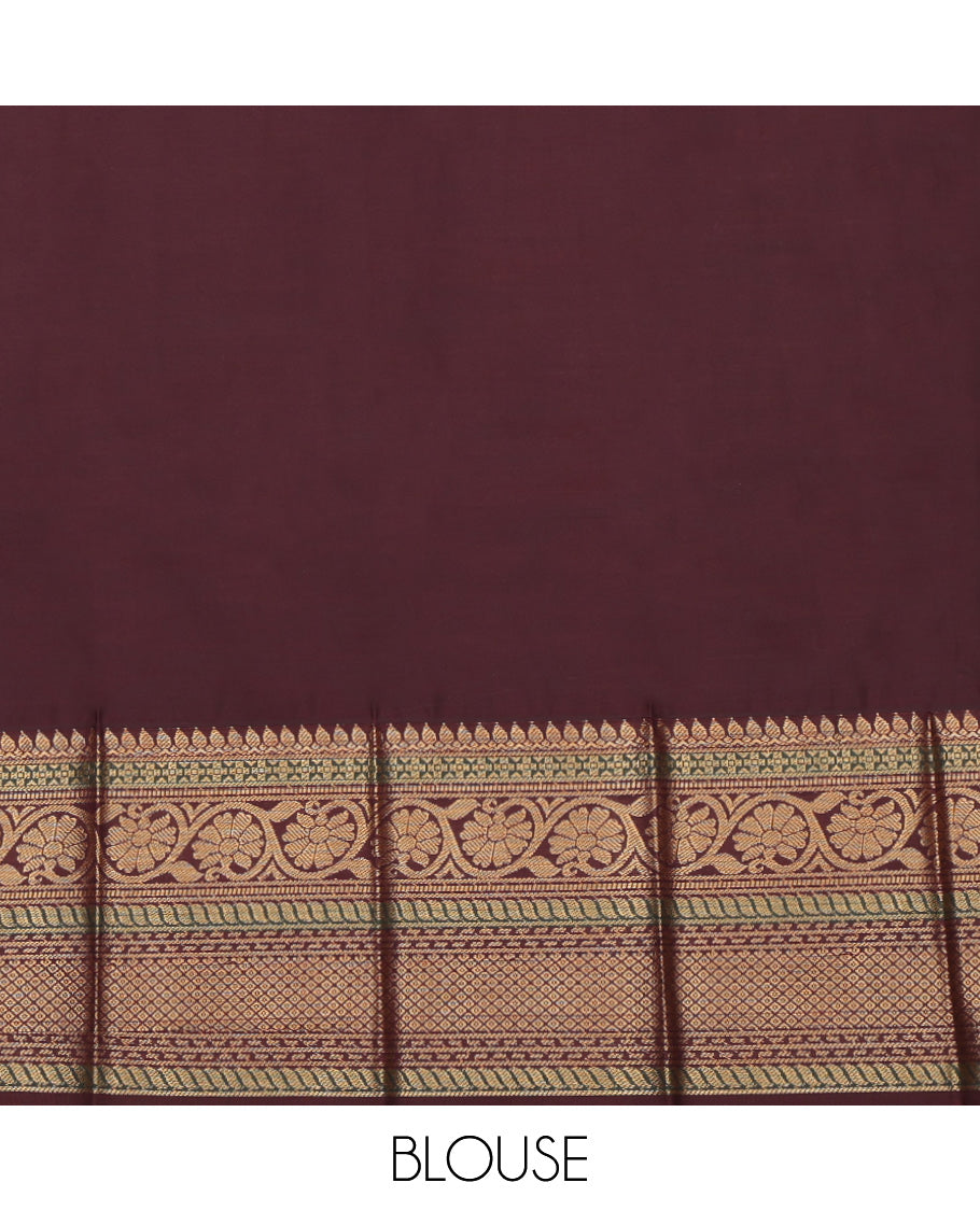 Blue Stripes Budget Silk Saree