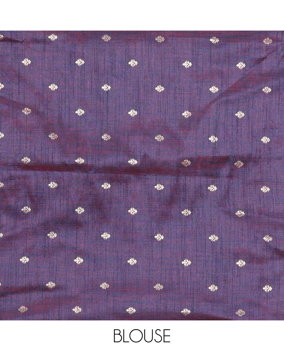 Purple Half-Saree