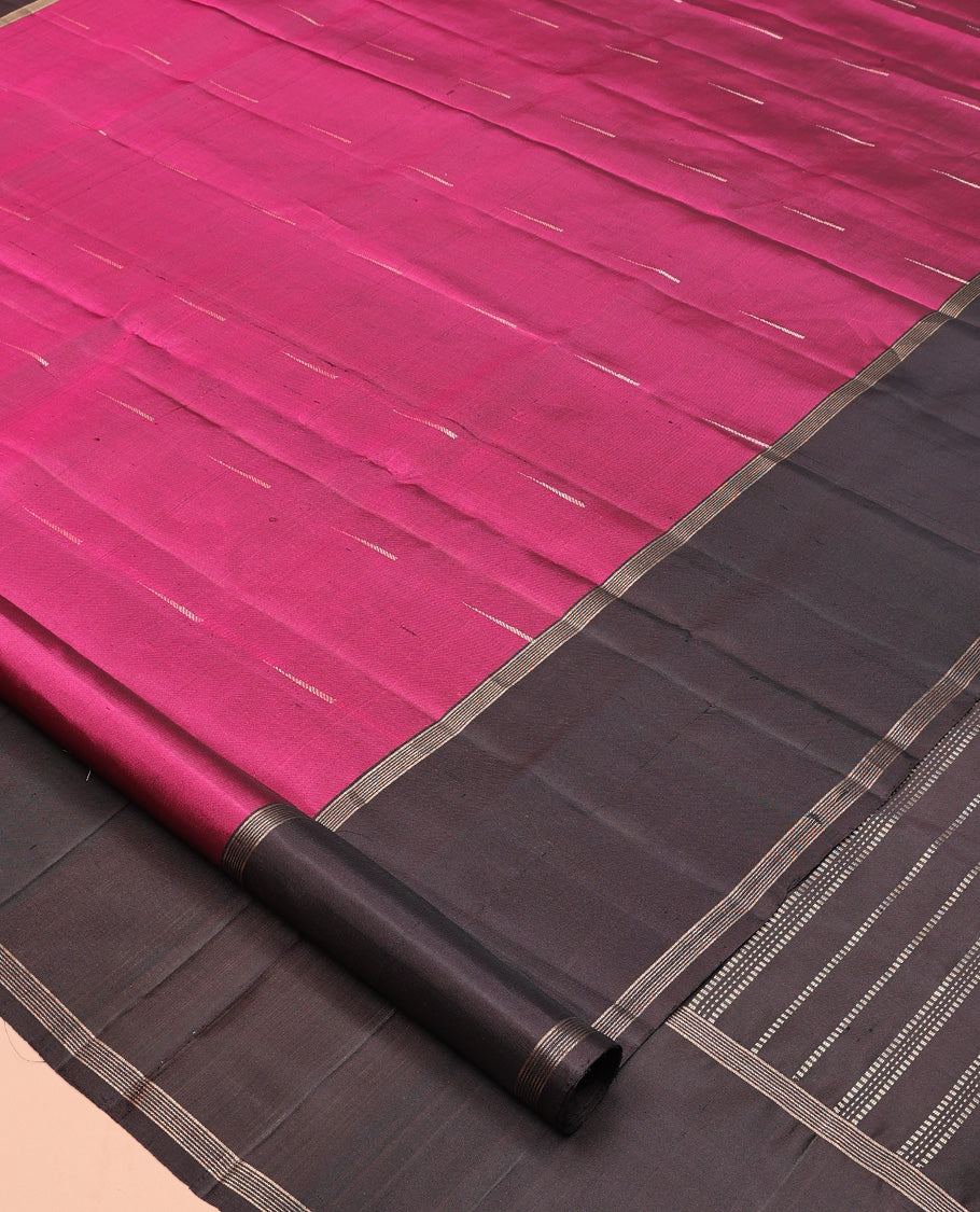 Magenta Mayuri Soft Silk Saree