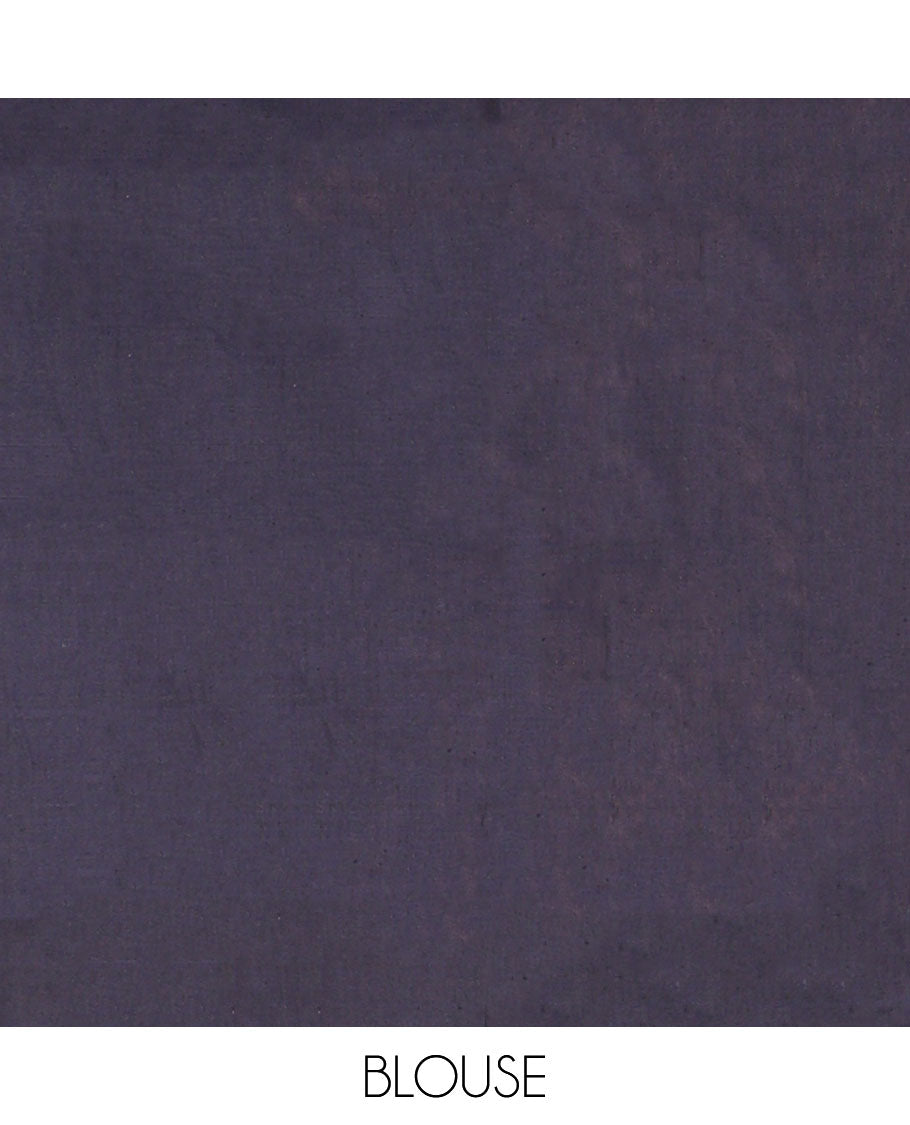 Peach floral ikkat cotton saree with contrast floral design border & floral design pallu