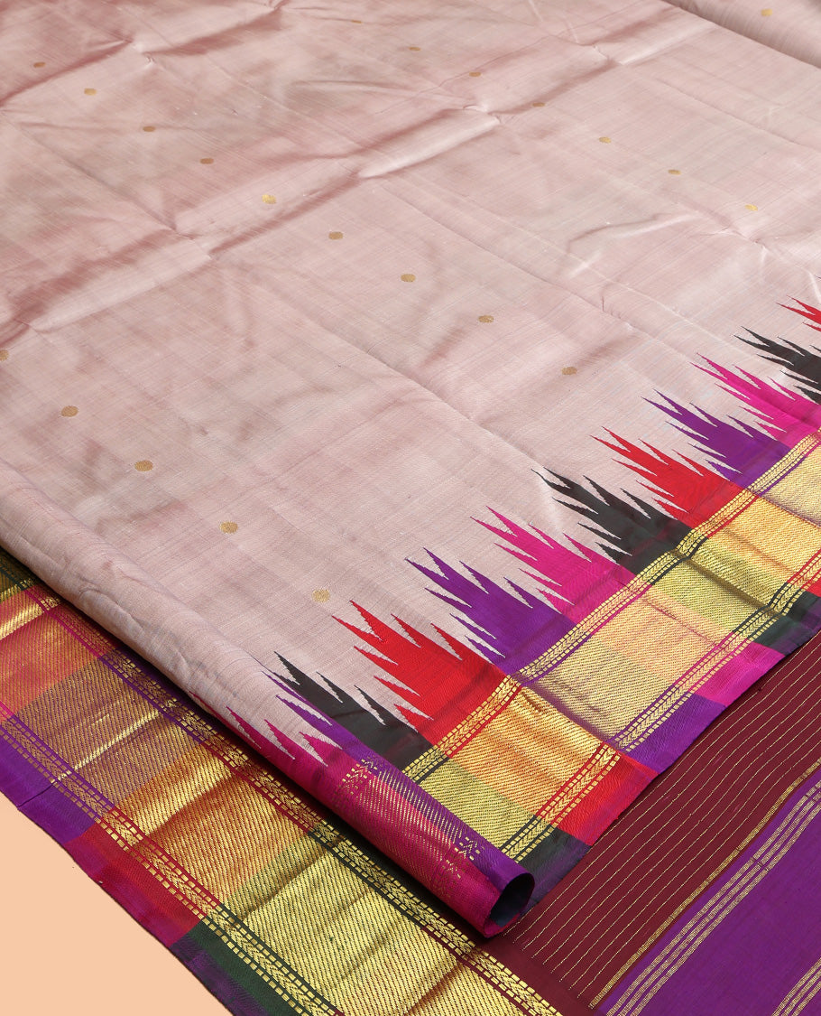 Grey Kanchipuram Silk Saree