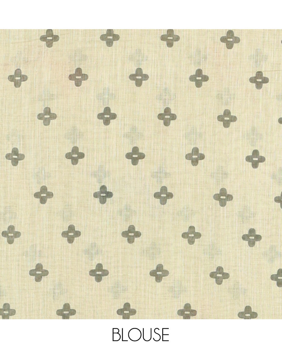 Pista Green Linen Cotton Saree, Steeped in the Richness of Nature-Themed Motifs Like Bird, Owl, and Tree, a Subtle Piping Border, Pallu of Tree Motifs, and Paired with a Matching Blouse