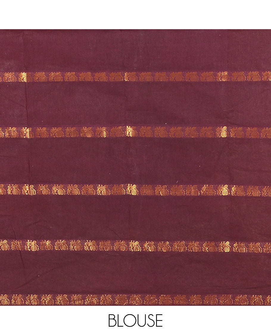Pink Sungudi Cotton Saree