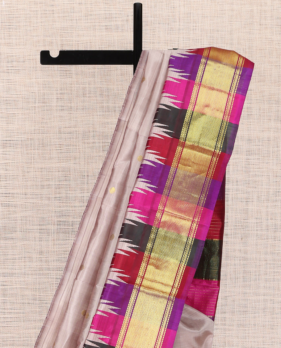 Grey Kanchipuram Silk Saree
