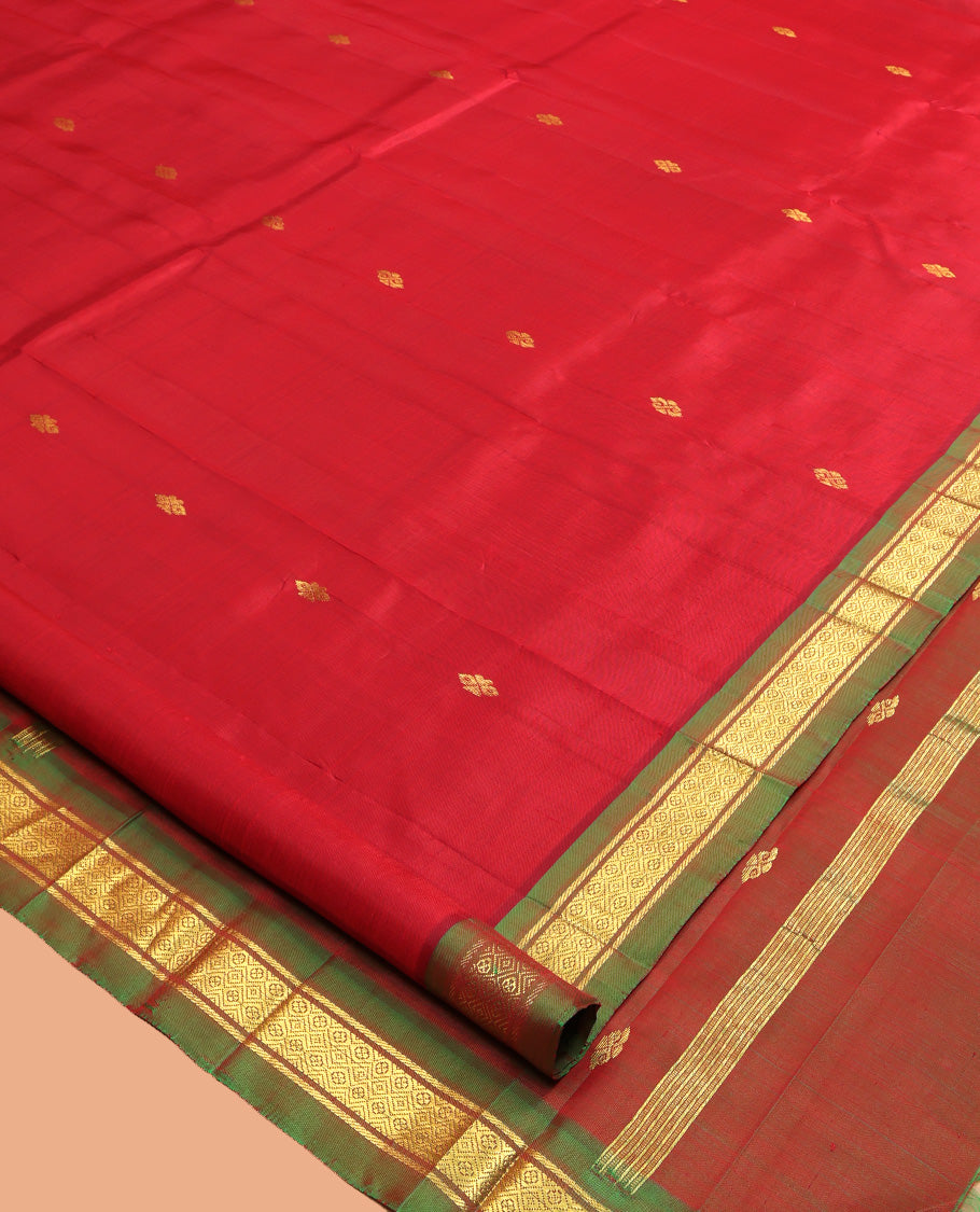 Red Kanchipuram Silk Saree