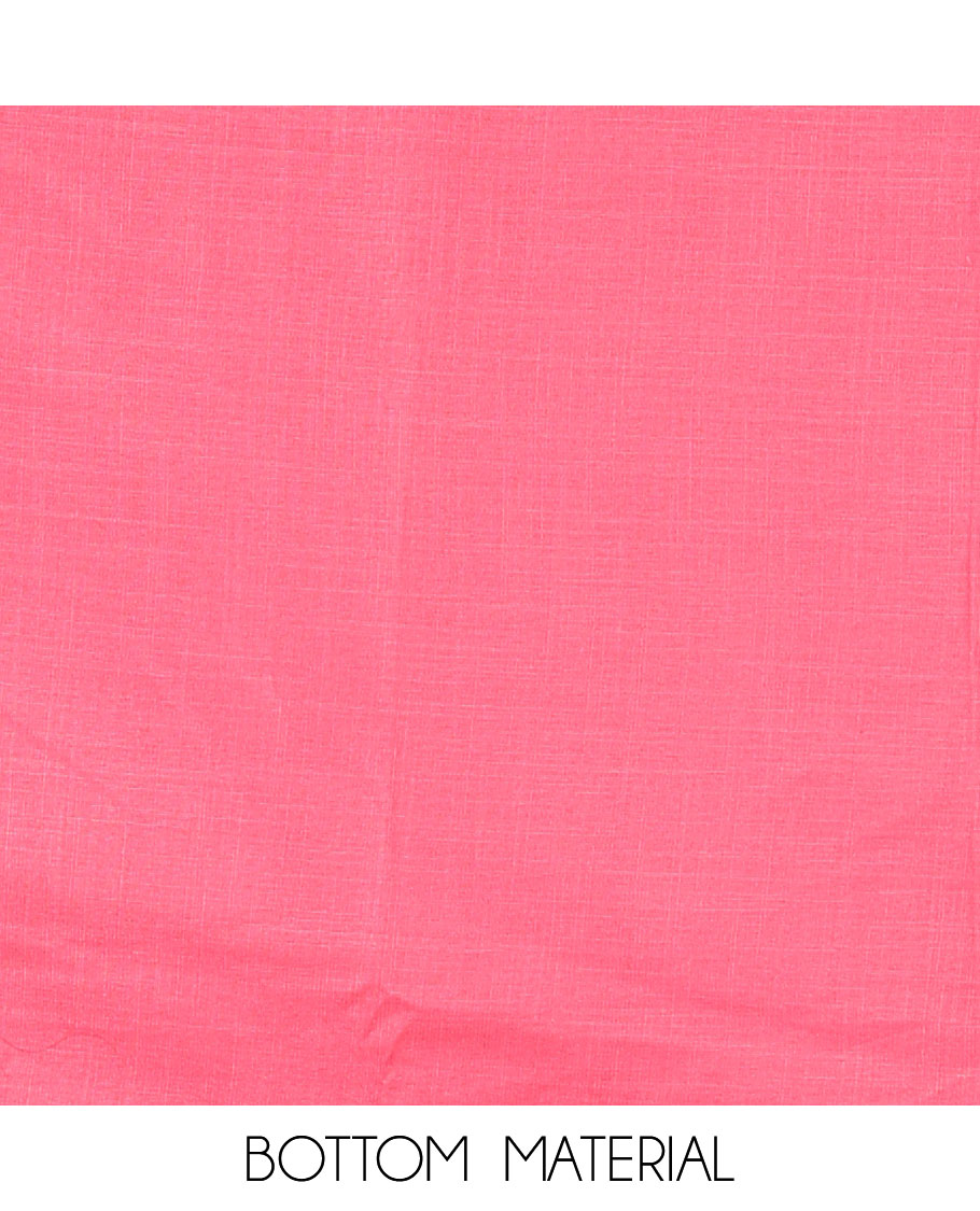 Wine Vertican silk material chudidar set, vertical ikkat stripes, and kantha work top, contrast plain slub cotton bottom, and linen contrast ikkat printed zari border dupatta