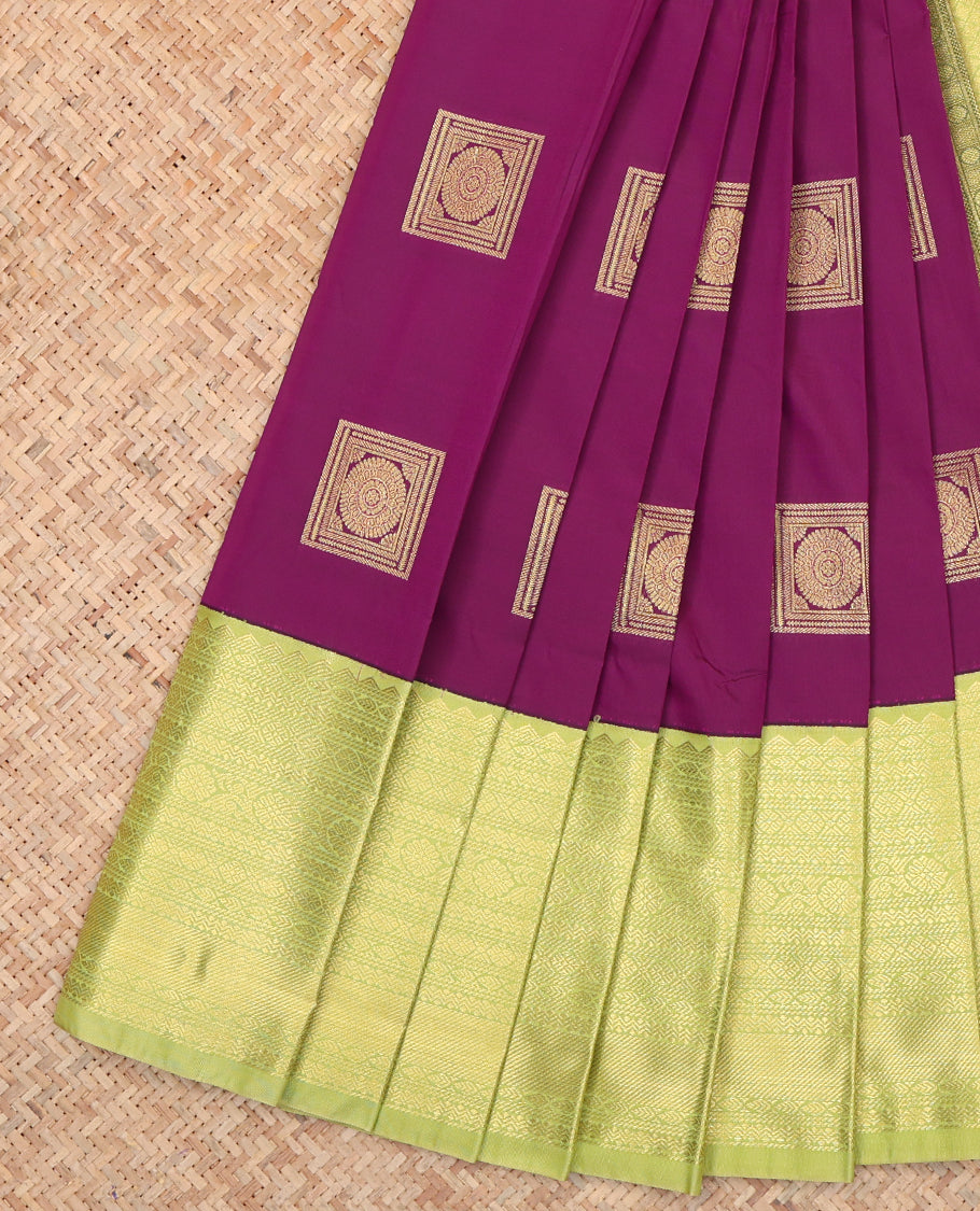 Purple Budget Silk Saree