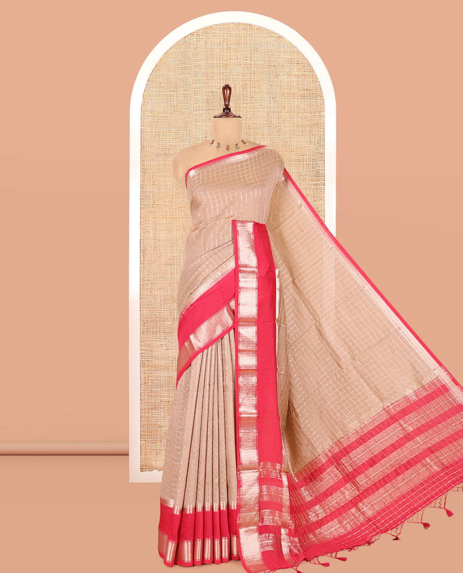 Chikku-Rani Assam Silk Saree