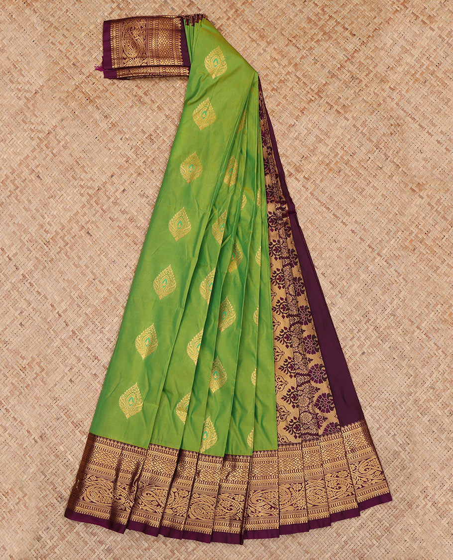 Green Budget Silk Saree