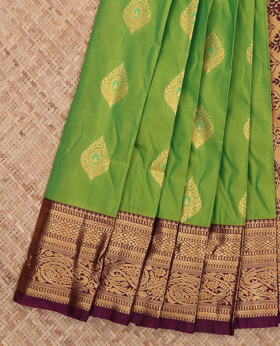 Green Budget Silk Saree