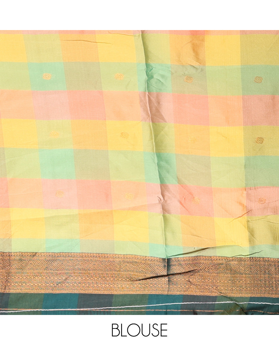 Bottle Green Fancy Softy Silk Saree