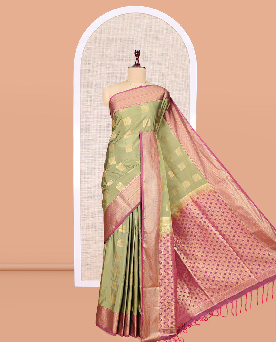 Green Budget Silk Saree
