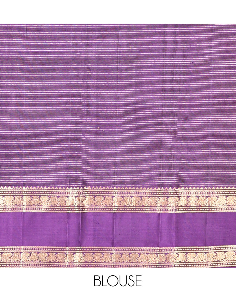 Turquoise Mayuri Soft Silk Saree
