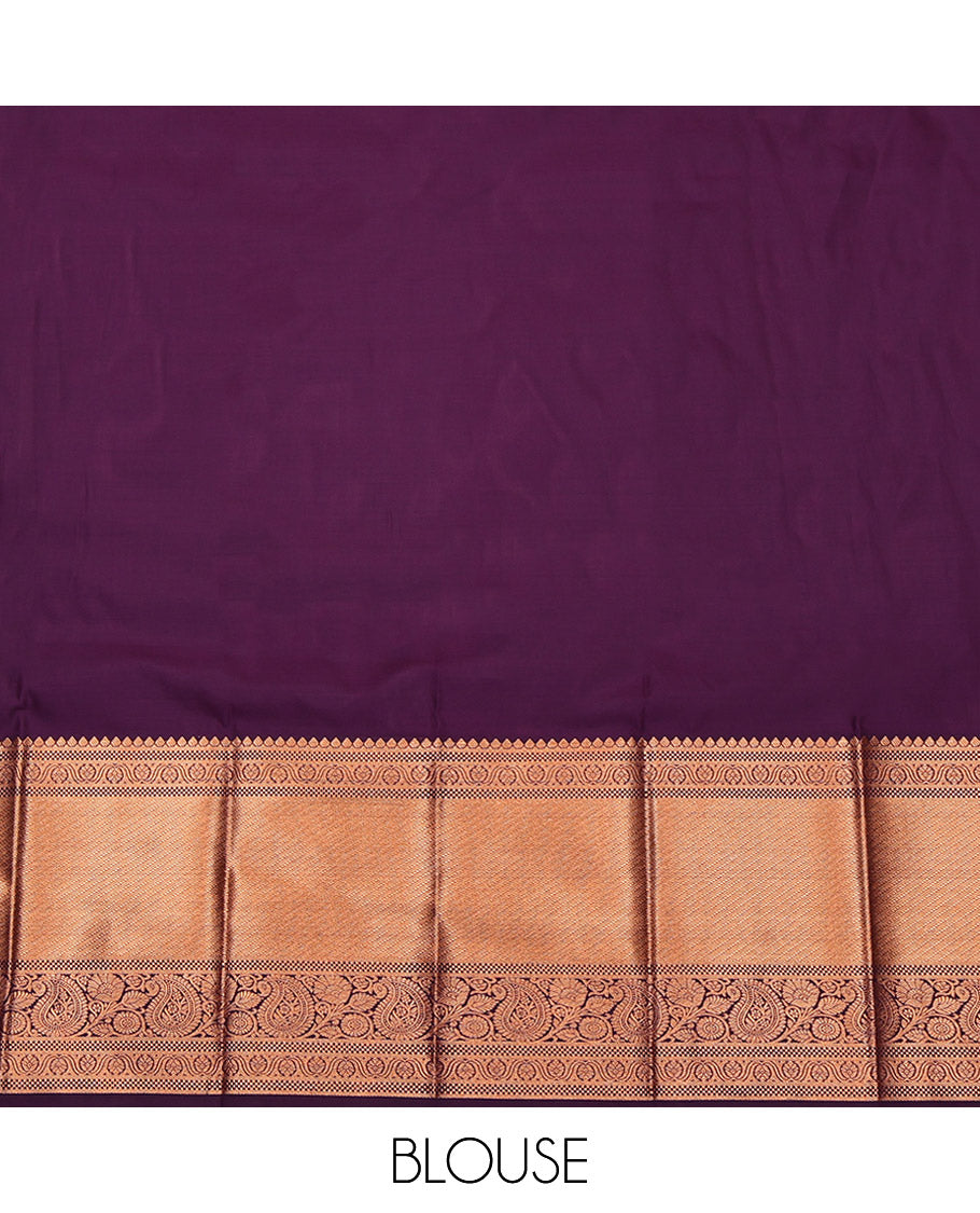 Pink Budget Silk Saree, Woven with Jacquard, a Contrast Traditional Zari Border, Jaal Pallu, and a Contrast Blouse