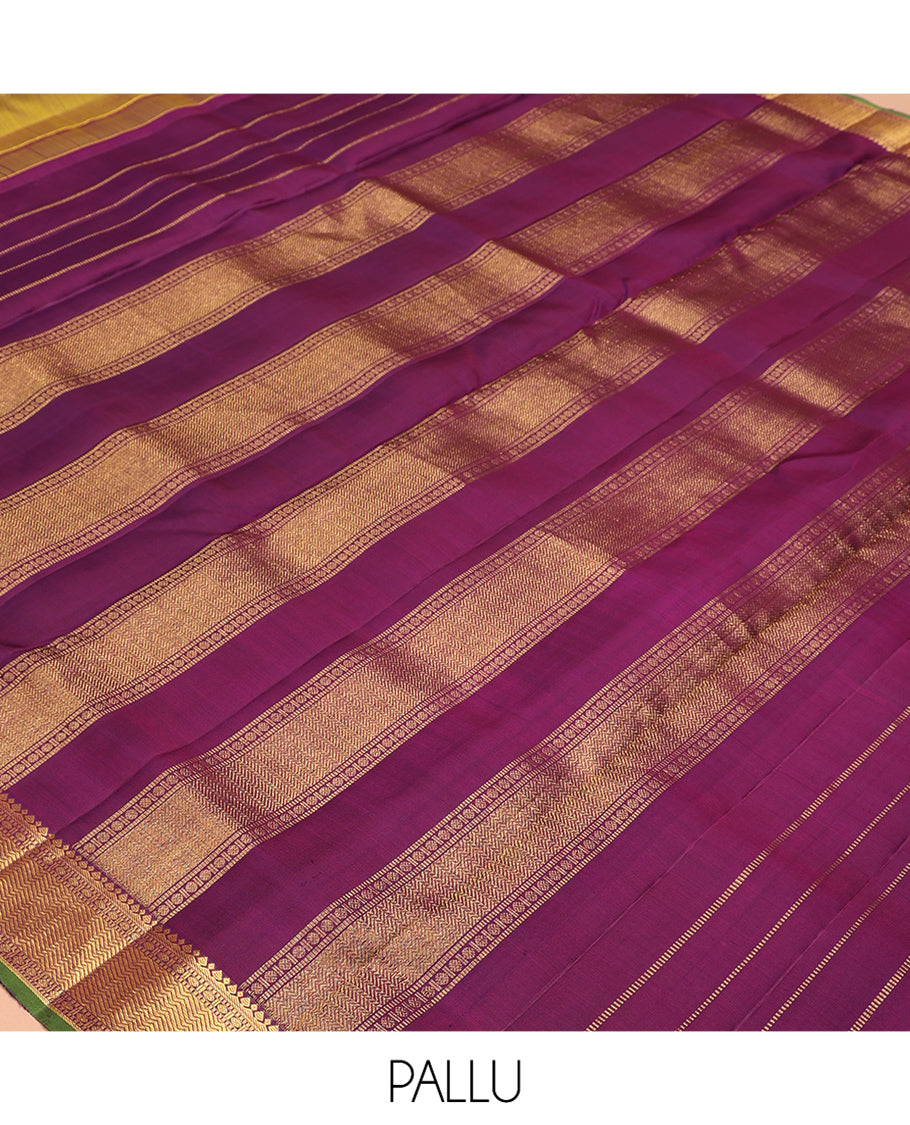 Green Nine-Yard Pure Silk Saree