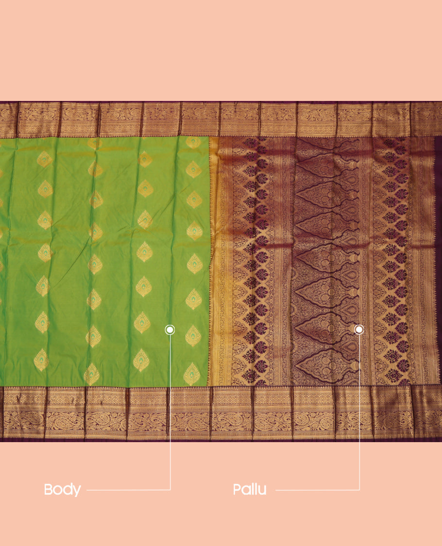 Green Budget Silk Saree
