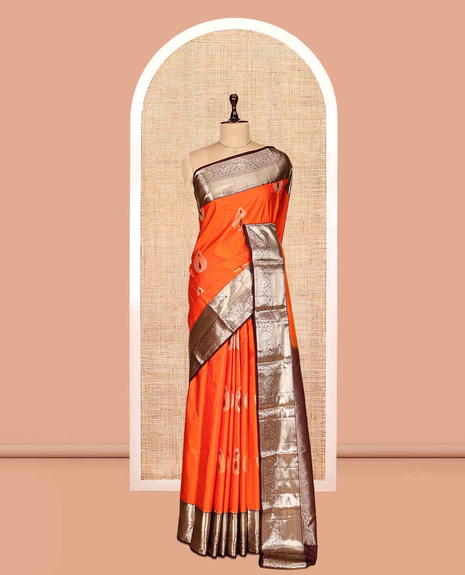 Orange Gift Saree