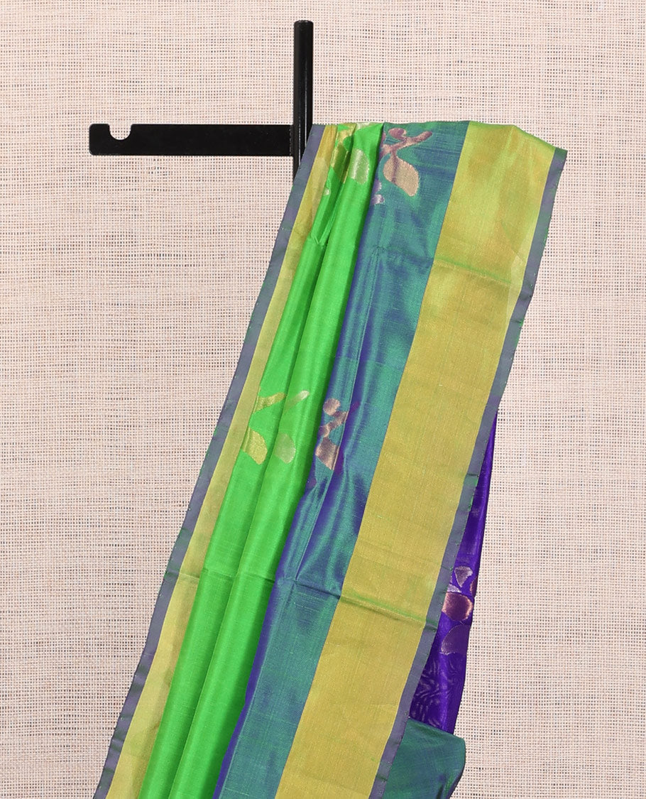 Green Uppada Butta Silk Saree
