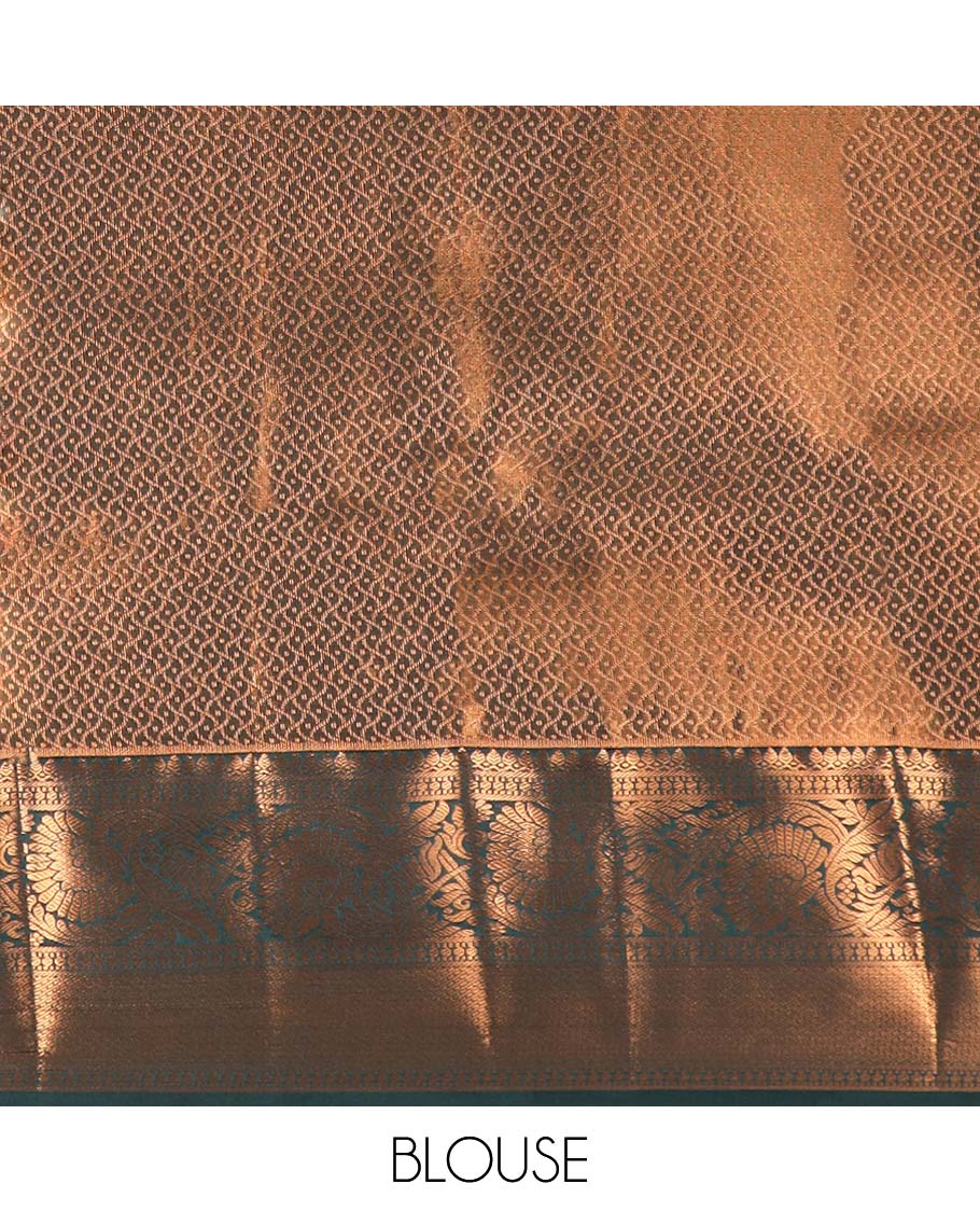 Yellow jacquard budget silk saree, contrast traditional zari design border & geometric patterned pallu