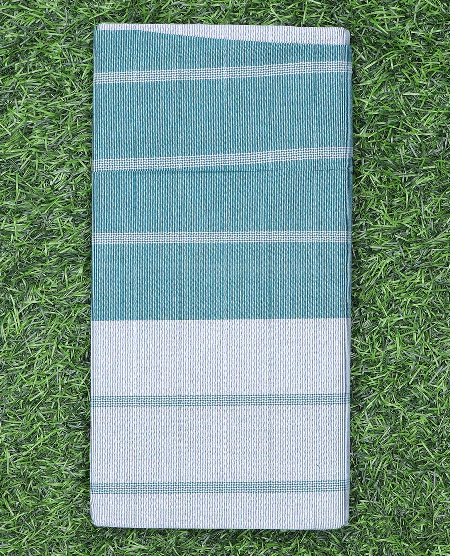 Grey striped cozy pure cotton lungi