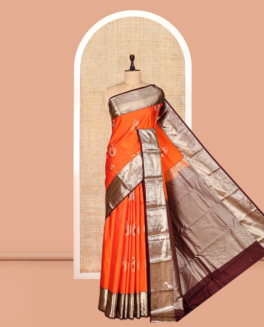 Orange Gift Saree