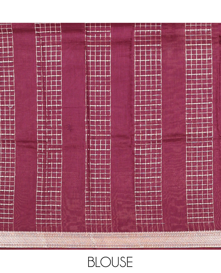 Sandal Assam Silk Saree
