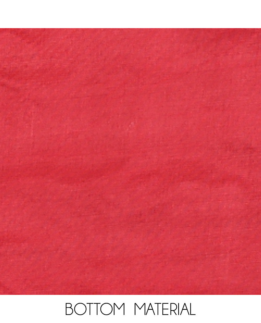 Apple Red Material Chudidar Set