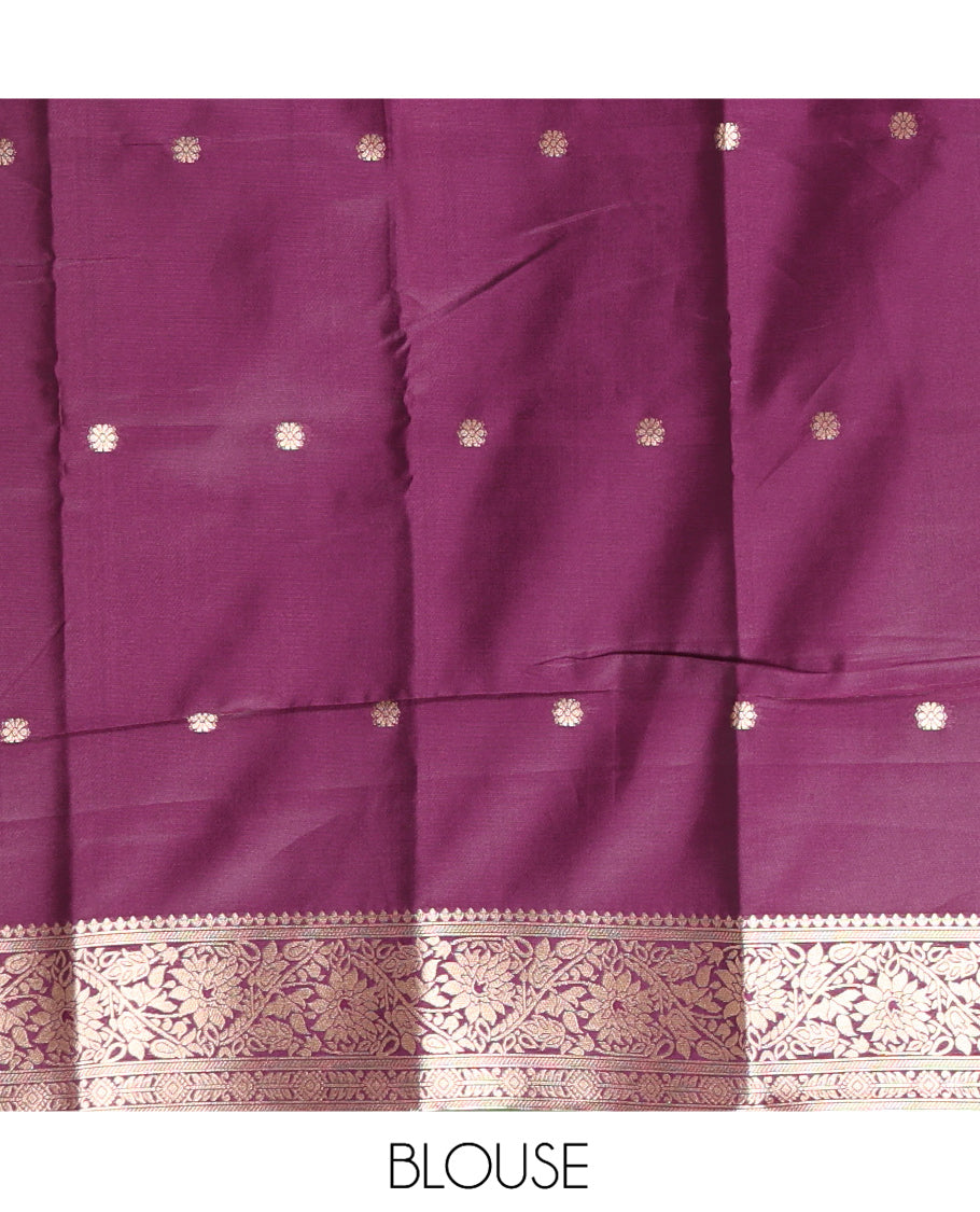Borderless Olive Green Elite Soft Silk Saree