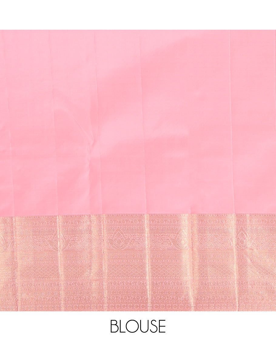 Maroon jacquard wedding silk saree, contrast traditional zari design border, and intricate pallu