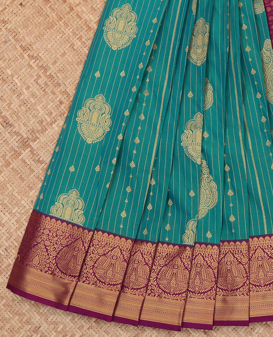 Blue Budget Silk Saree