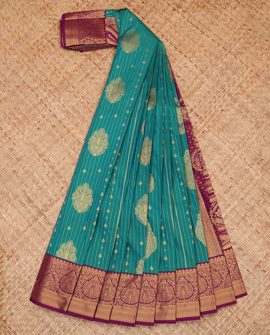 Blue Budget Silk Saree