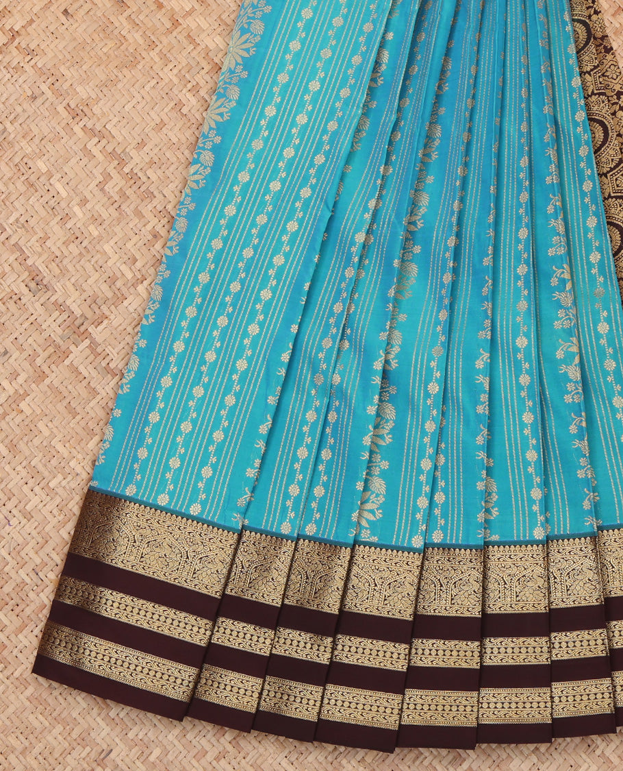 Blue Budget Silk Saree