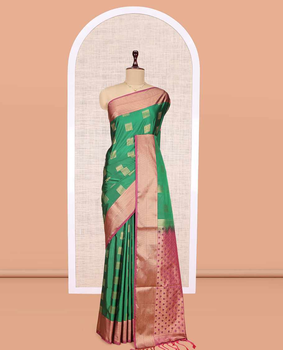 Green Budget Silk Saree