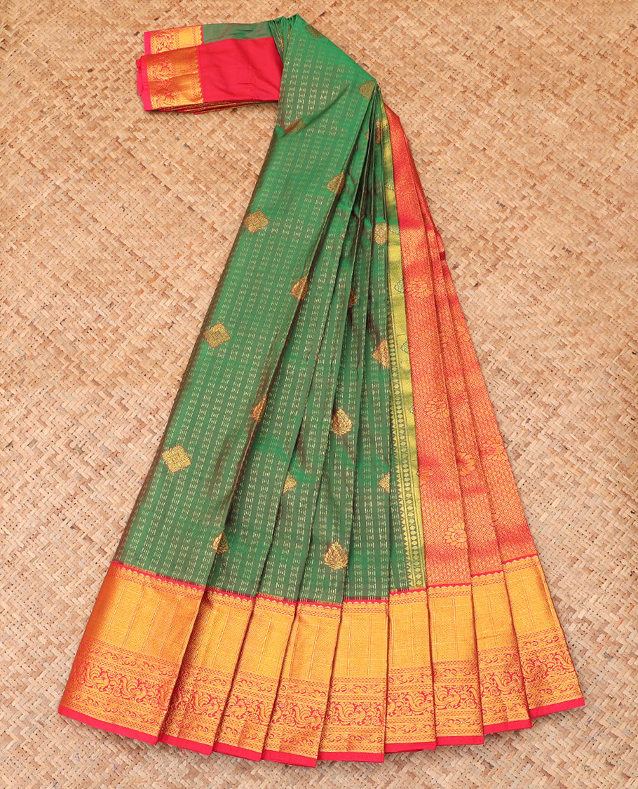Green Budget Silk Saree