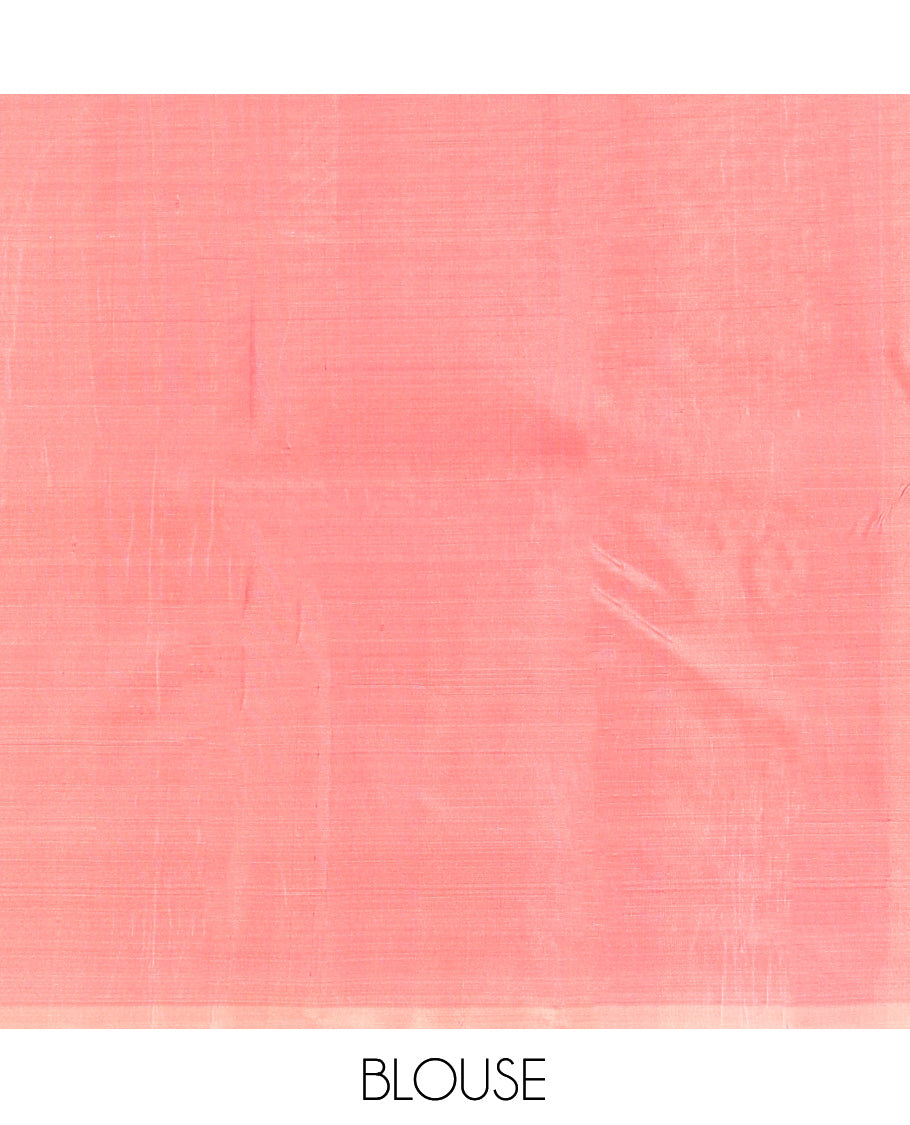 Pink Mayuri Lite Silk Mix Saree