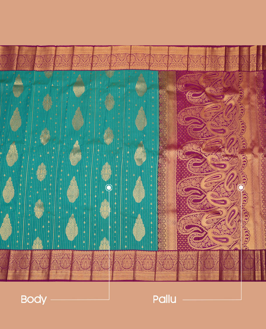 Blue Budget Silk Saree