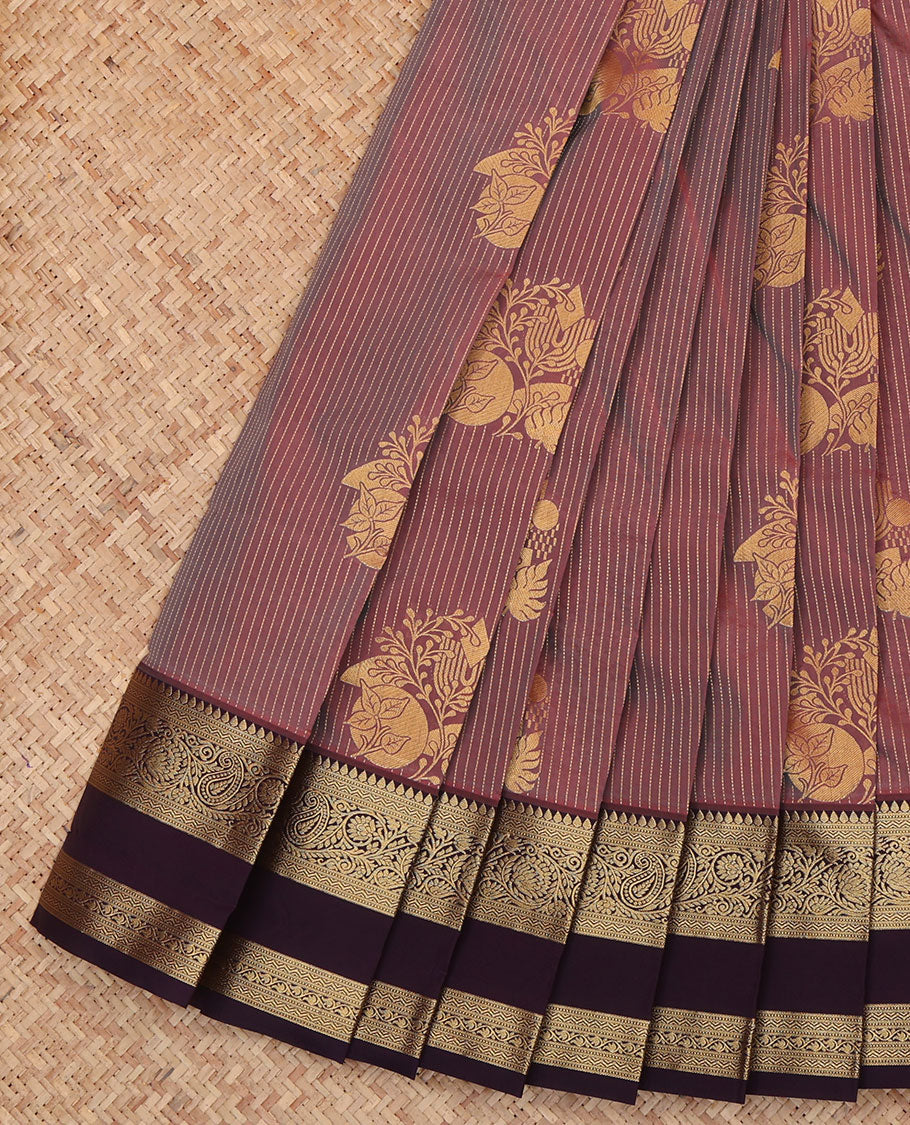 Light Maroon Budget Silk Saree