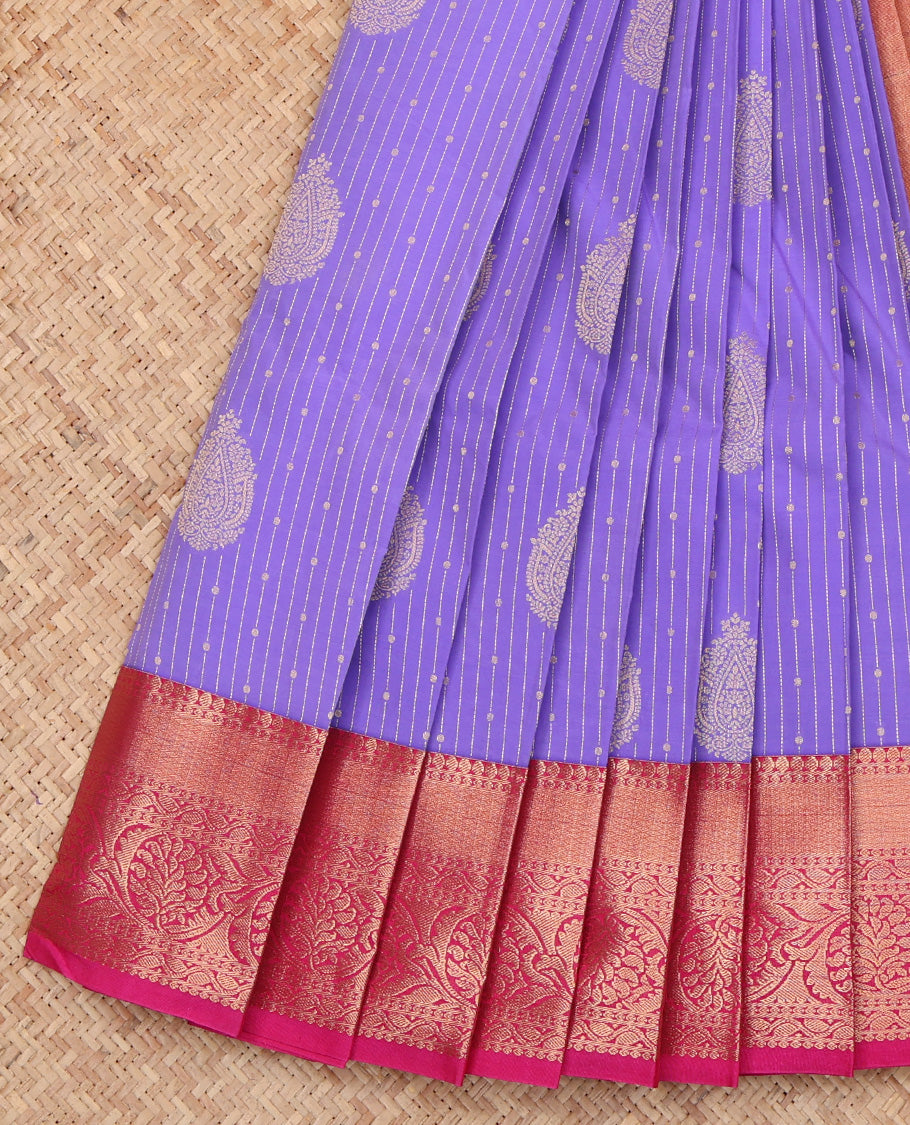 Lavender Budget Silk Saree
