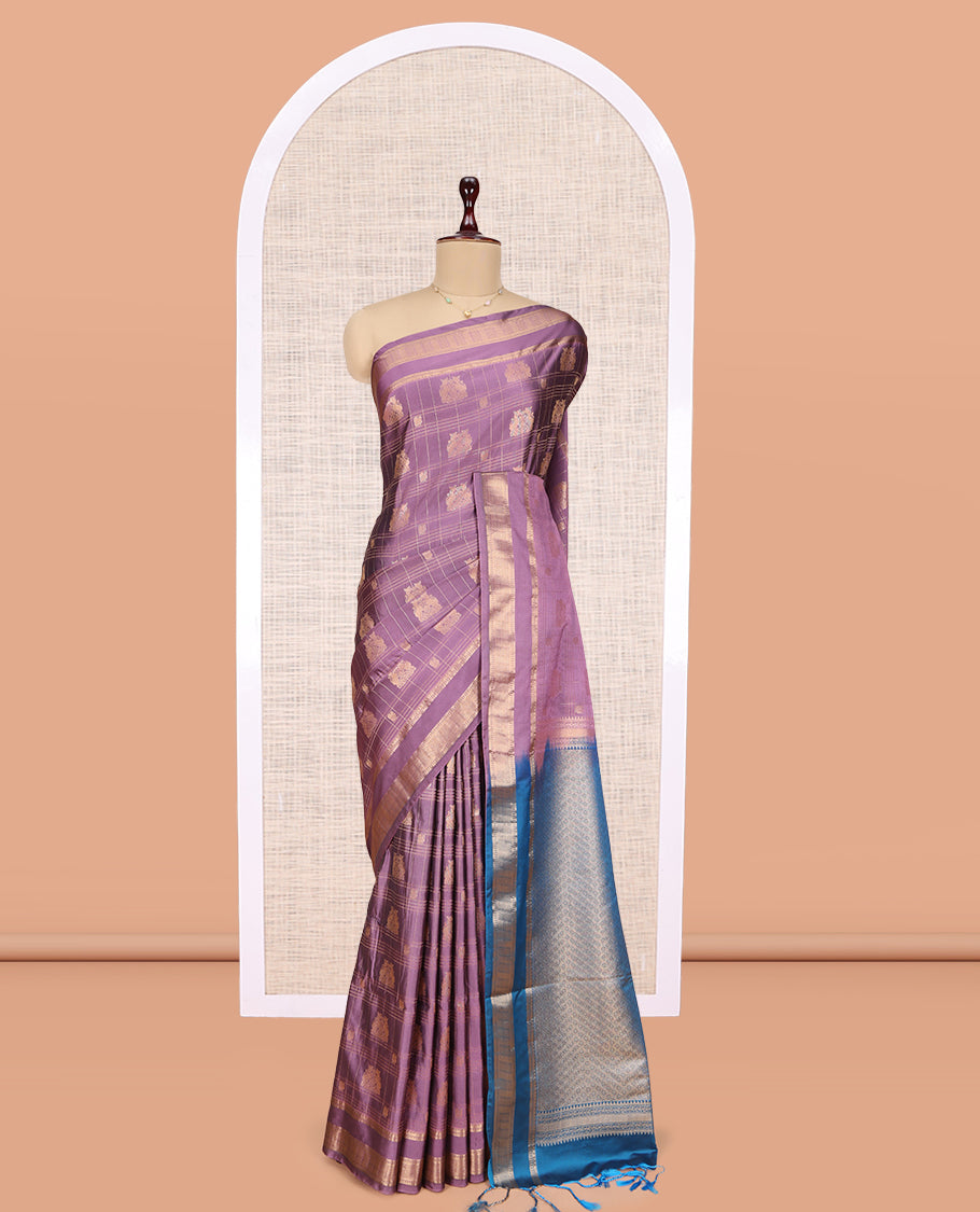 Purple Budget Silk Saree
