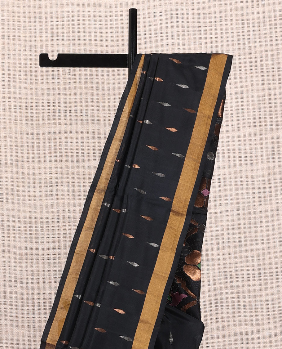 Black Uppada Silk Saree