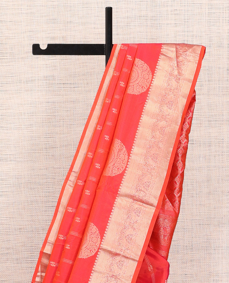 Pink Peach Vasundhara Silk Saree