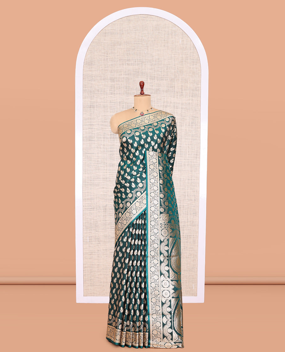 Green Banaras Nylon Saree
