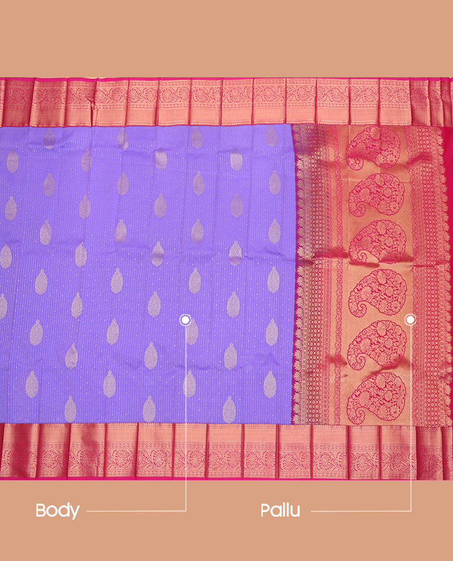 Lavender Budget Silk Saree