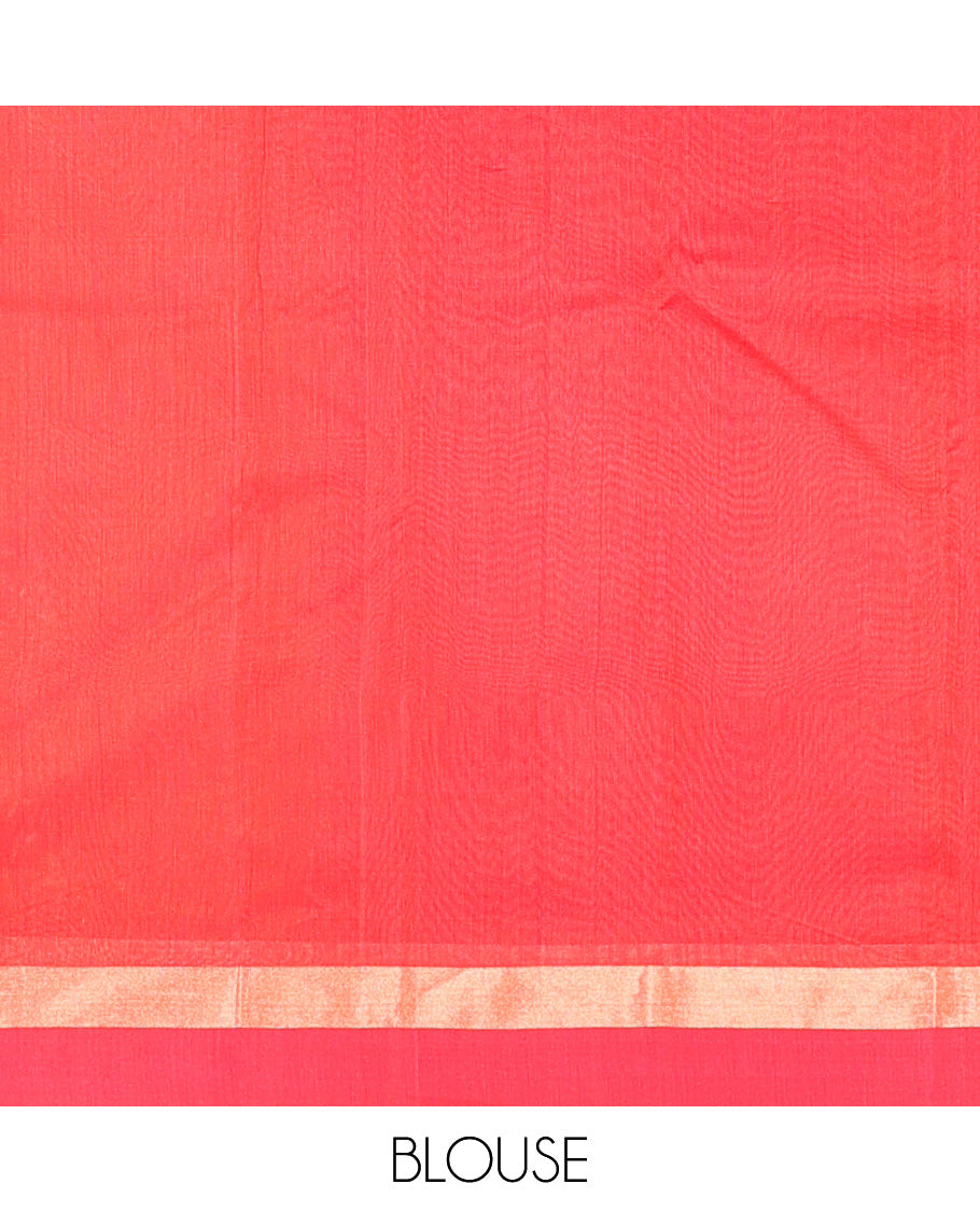 Yellow Plain Silk Cotton Saree
