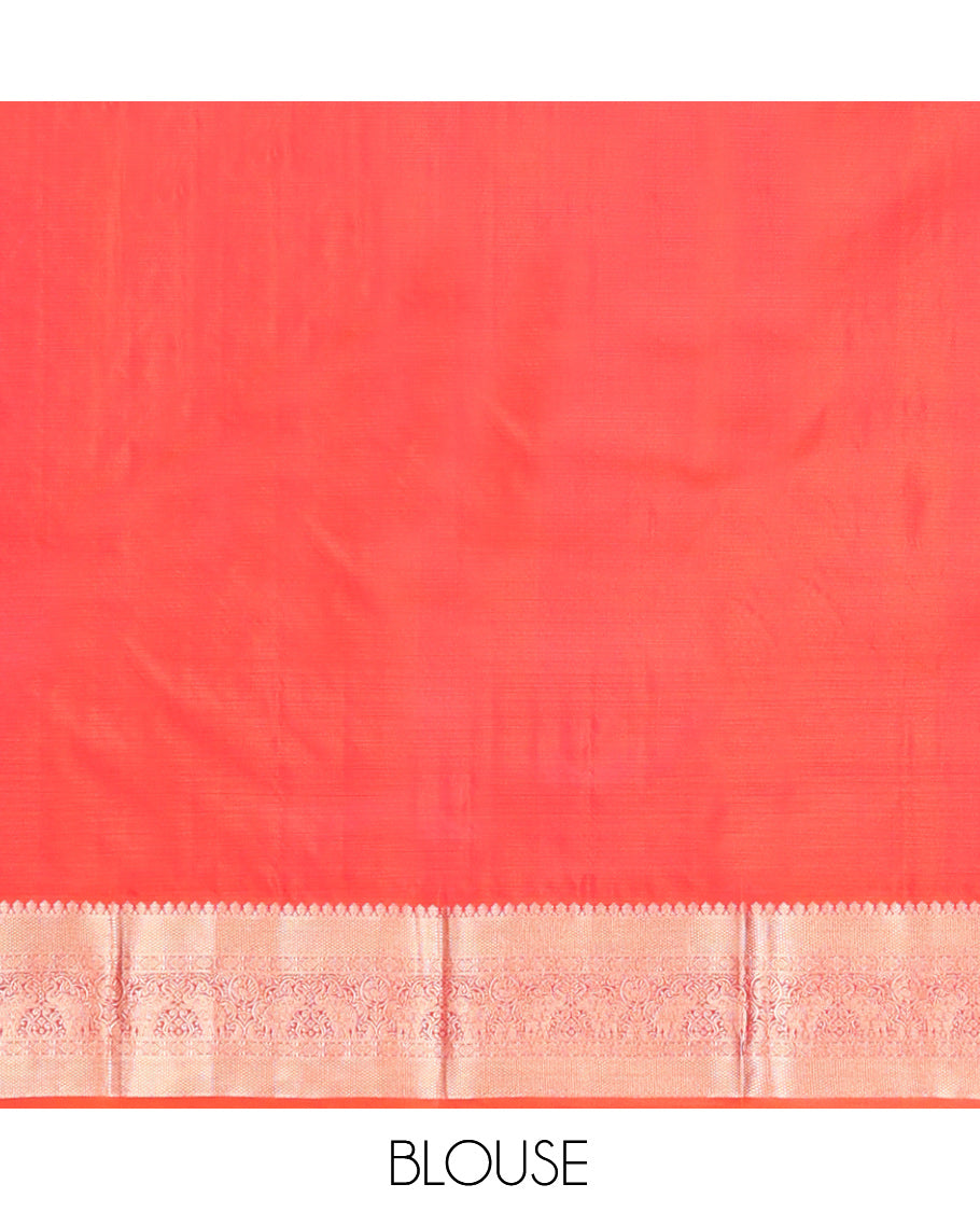 Pink Peach Vasundhara Silk Saree