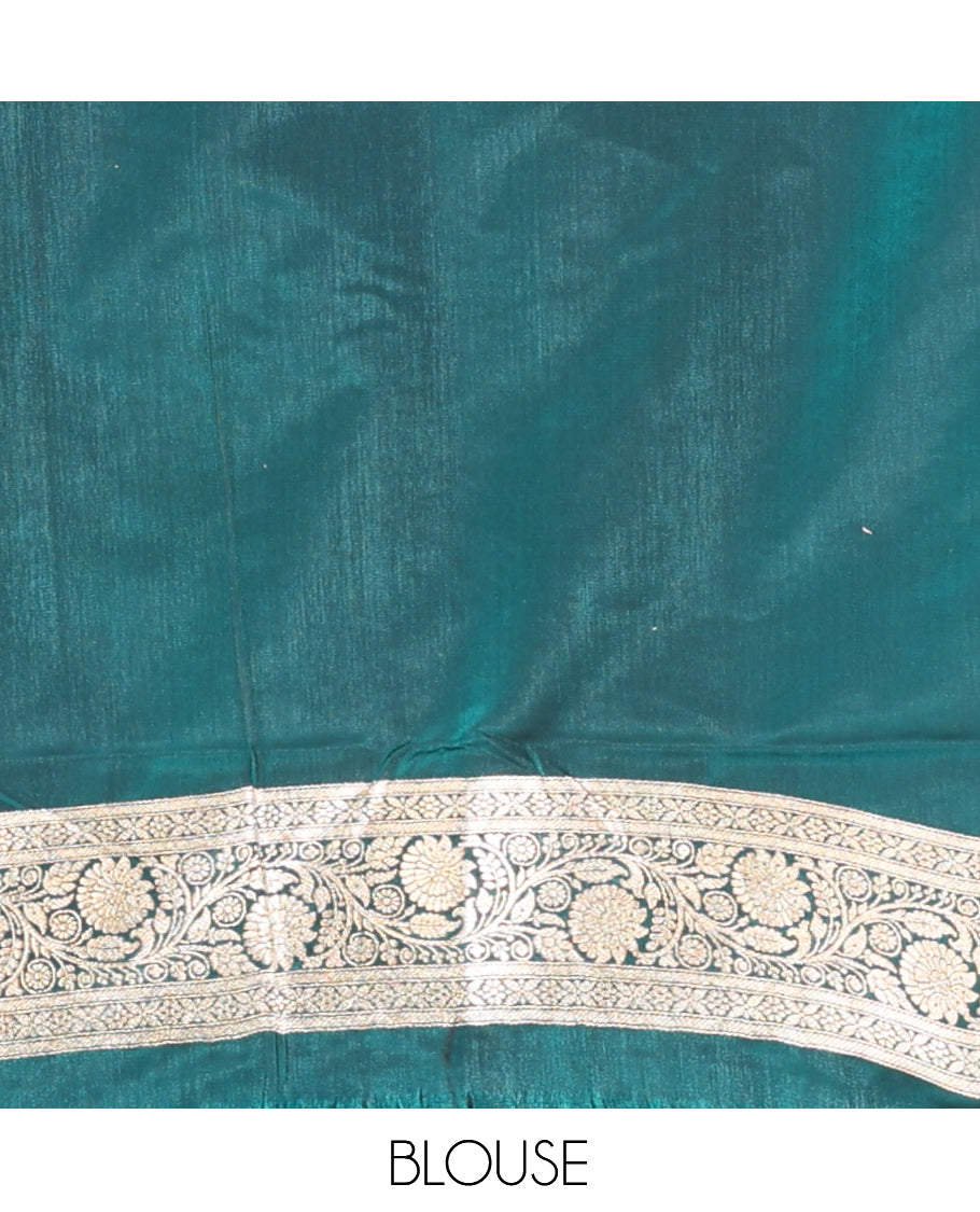 Green Banaras Nylon Saree