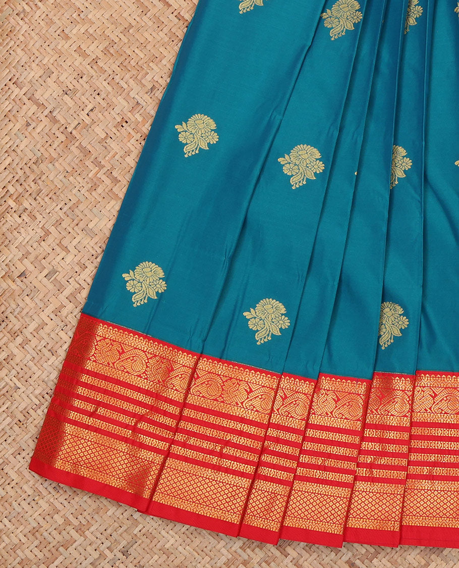 Blue Budget Silk Saree