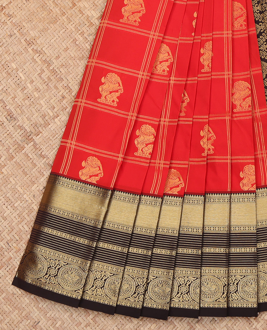 Red Budget Silk Saree