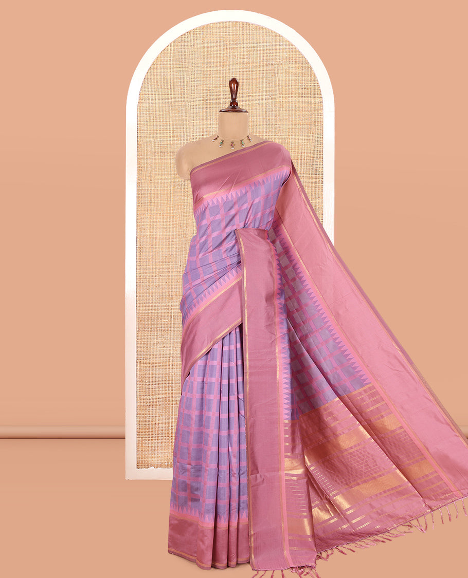Lavender Elite Soft Silk Saree