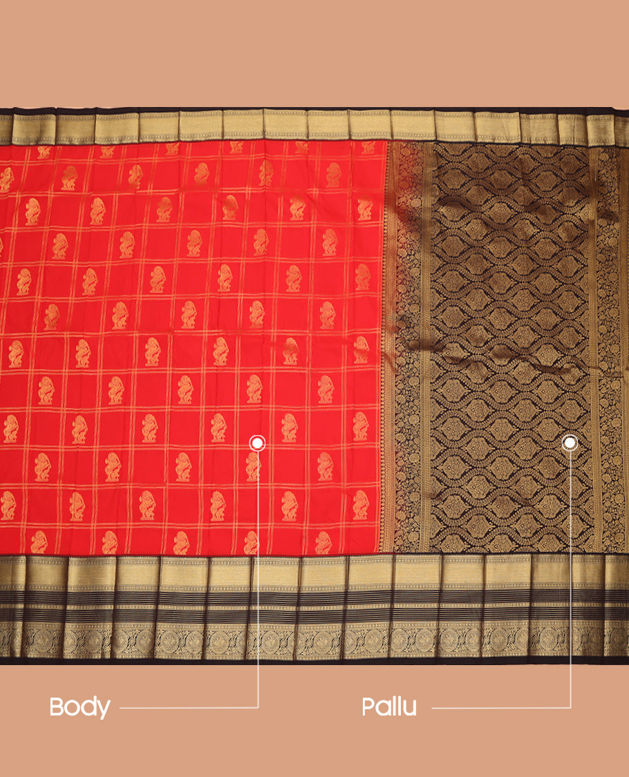 Red Budget Silk Saree